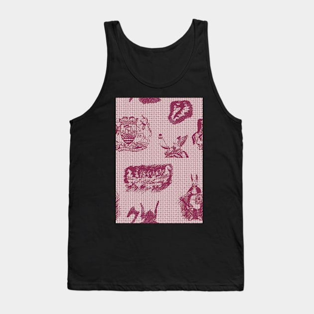 Up Helly AA - Wine red Tank Top by Juliewdesigns